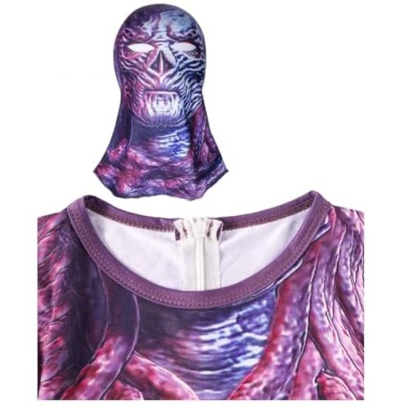 Boys 3D Vecna Inspired Scary Demogorgon Costume for Halloween Evil Monster XS - Picture 5 of 8